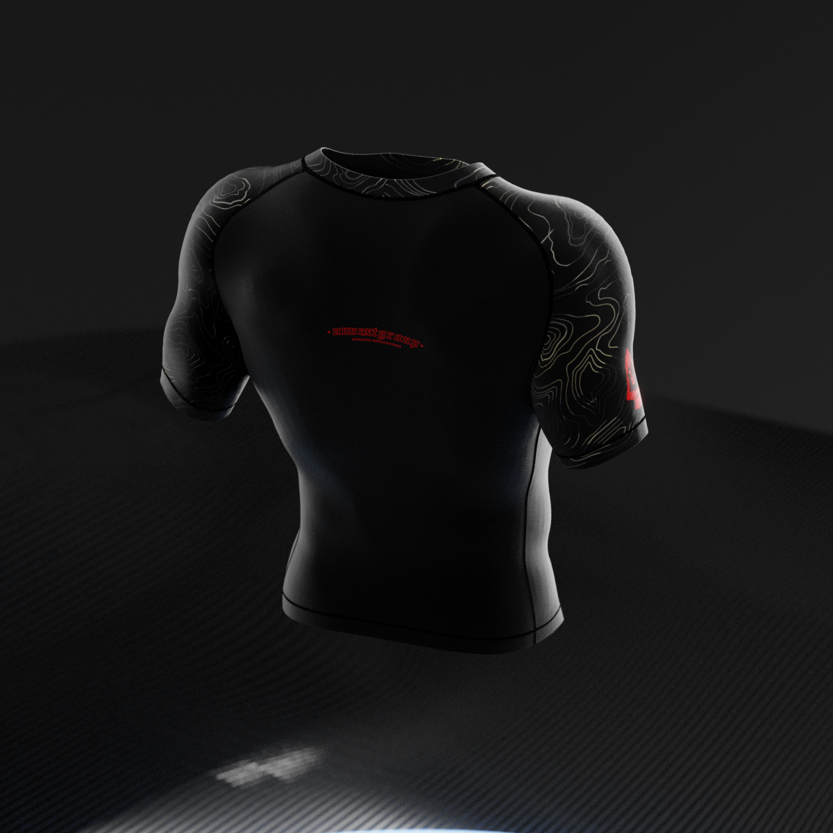Black Vector Rashguard