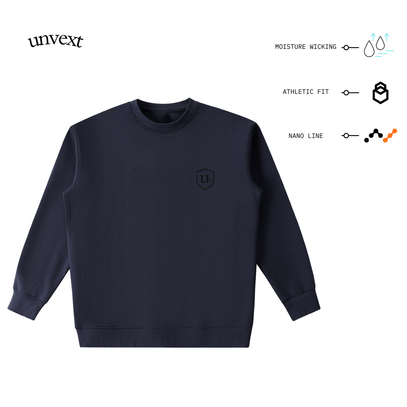 NANO-LINE Athletic Fit Crewneck